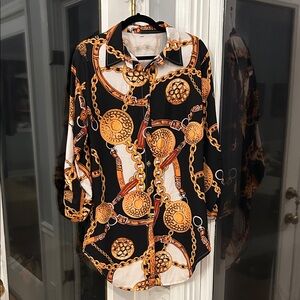 NEW! Stylish Chain Print Women's Shirt/Dress